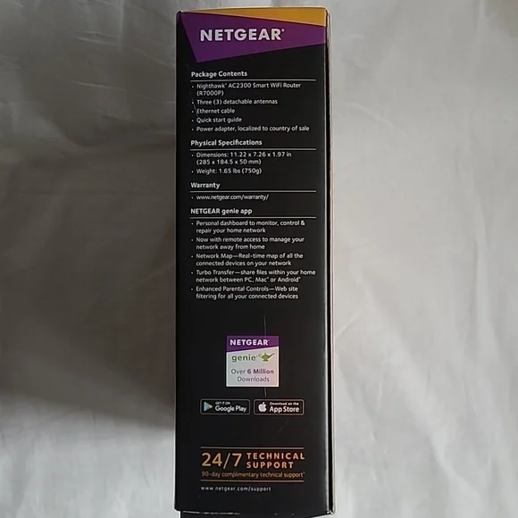 Netgear Nighthawk AC2300 Smart WiFi Router (Model #R7000P) - Picture 5 of 12